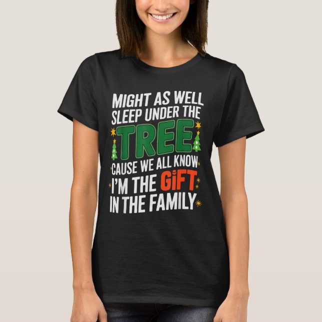 T-shirt Funny Christmas Tee Shirts Kids Mens Xmas Pajamas  (Devant)