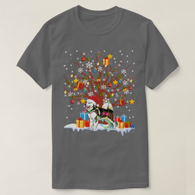 T-shirt Funny Christmas Tree Père Noël Alaska Amoureux des (Design devant)