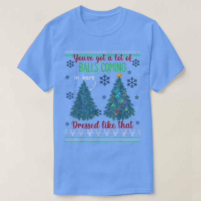 T-shirt Funny Christmas Tree Topper Xmas Gag Sayings Cadea (Design devant)