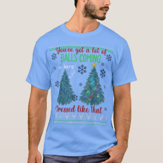 T-shirt Funny Christmas Tree Topper Xmas Gag Sayings Cadea