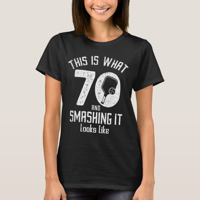 T-shirt Funny Ckleball 70th Birthday 70 Years Old Love Ckl (Devant)