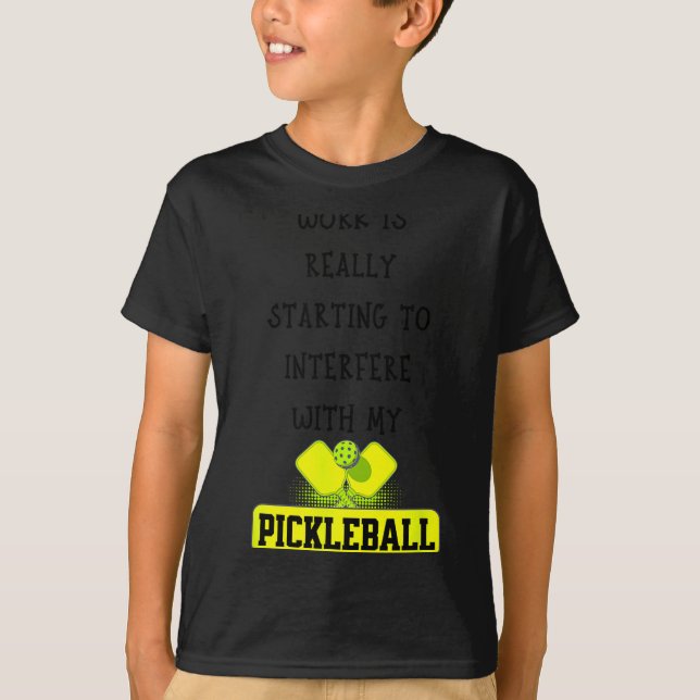 T-shirt Funny Ckleball Work Quote Ckleball Lover Office Jo (Devant)