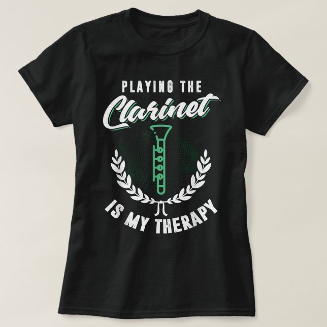 T-shirt Funny Clarinet Clarinetist Joke Clarinet2 (Design devant)