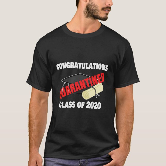 T-shirt Funny Class Of 2020 Sarcastique Graduating Class Q (Devant)