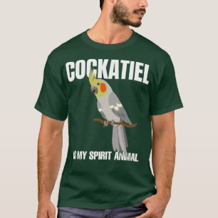 T-shirt Funny Cockatiel est mon esprit Animal Cockatail Pa