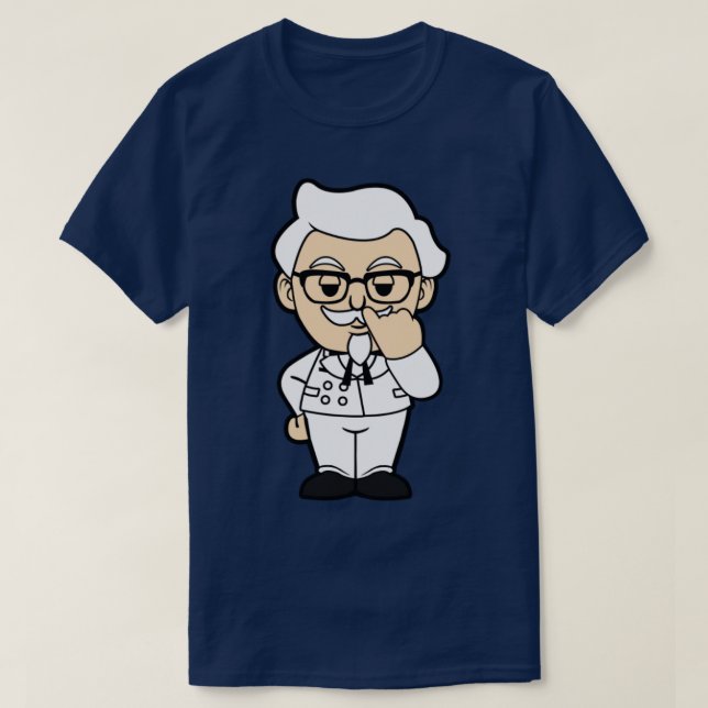 T-shirt Funny Colonel Sanders (Design devant)