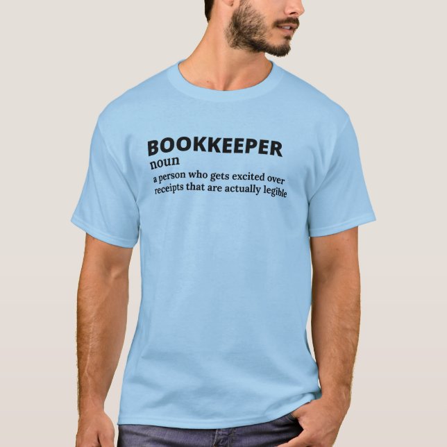 T-shirt Funny Comptabilité Nerd Définition Tee (Devant)