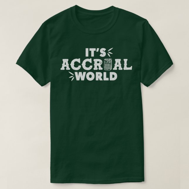 T-shirt Funny Comptable Audtitor Itx27S Accru (Design devant)