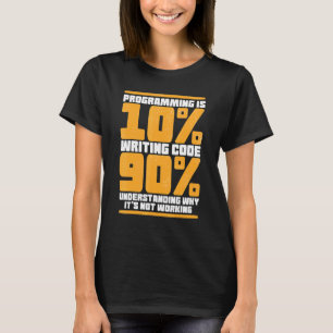 T-shirt Funny Computer Binary Code Programmer, Développeur