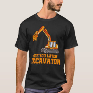 T-shirt Funny Construction Excavator Boys Toddler