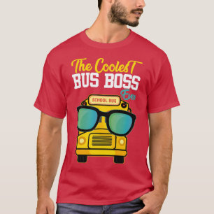 T-shirt Funny cool de l'autobus scolaire chauffeur de verr