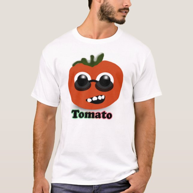 T-shirt Funny, cool tomato (Devant)