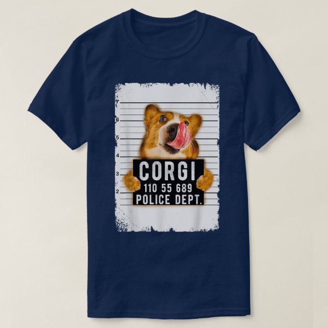 T-shirt Funny Corgi (Design devant)