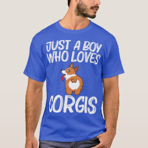 T-shirt Funny Corgi Conception Pour Garçons Enfants Animau