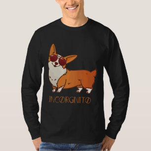 T-shirt Funny Corgi Incorgnito Chien Pun Cute Animal