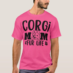 T-shirt Funny Corgi Maman mignonne Chien Chien Chiot Pet L