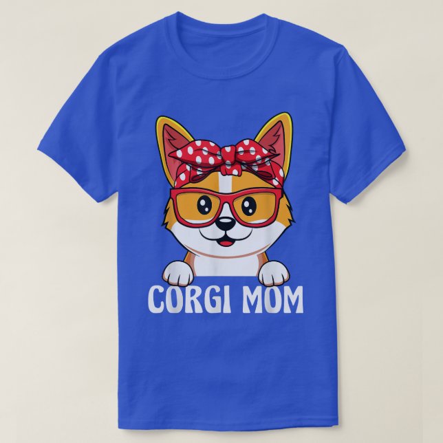 T-shirt Funny Corgi Maman Pour Amoureux des chiens Fête de (Design devant)