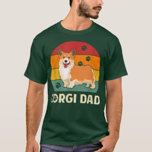 T-shirt Funny Corgi Papa Fête des pères Cadeau Mari Mari C
