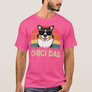 T-shirt Funny Corgi Papa Pembroke Welsh Tricolor Corgi Cad