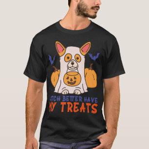 T-shirt Funny Corgi Sorcière Amoureux des chiens Mieux Avo