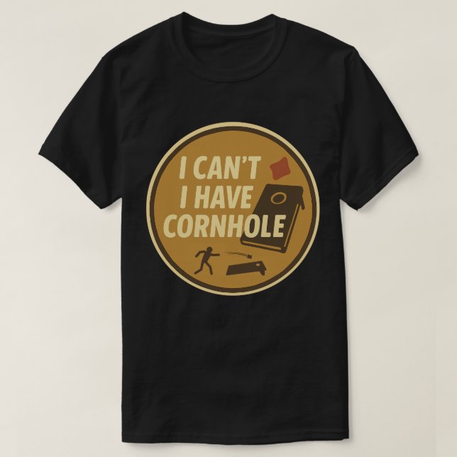 T-shirt Funny Cornhole Game Enthusiast Graphic (Design devant)
