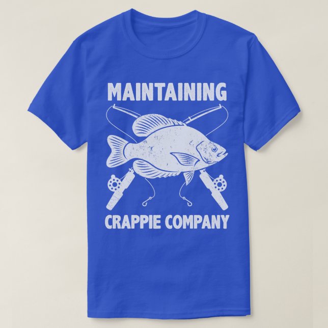 T-shirt Funny Crappie Pêche Pun Pomoxis Pêcheur Dit (Design devant)
