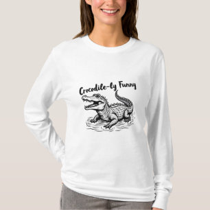 T-shirt Funny Crocodile Tee - Unique crocodile Designs