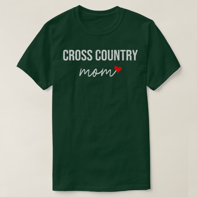 T-shirt Funny Cross Country Mom  Cute Cross Country Mom Gi (Design devant)