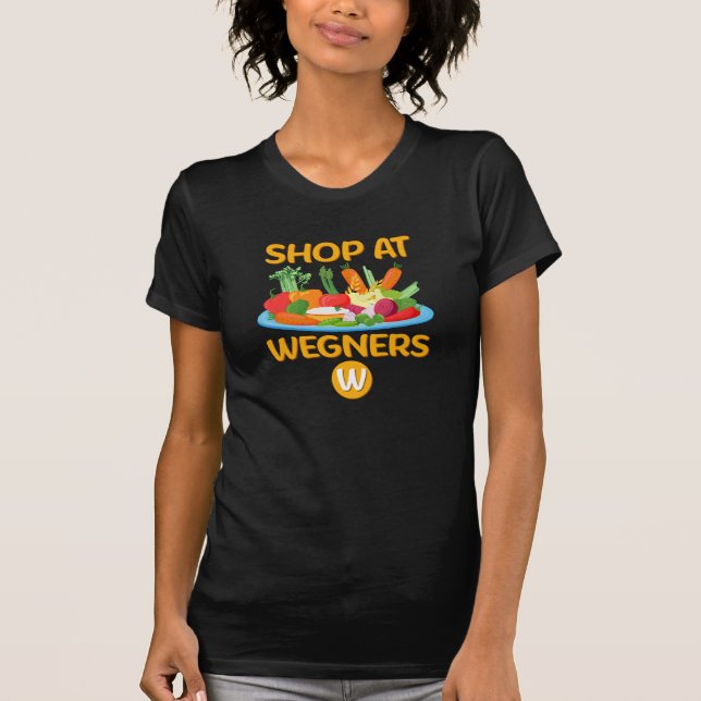T-shirt Funny Crudite Wegners Veggie Asparagus Tray T-Shir (Devant)