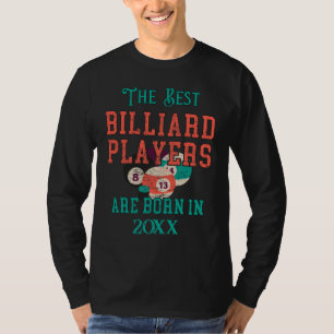 T-shirt Funny Custom Billiards Anniversaire