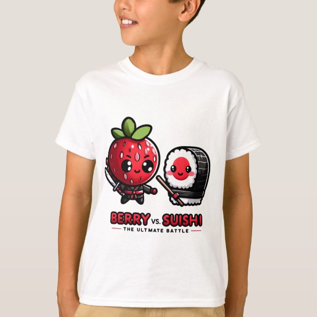 T-shirt Funny Cute Kawaii Ninja (Devant)