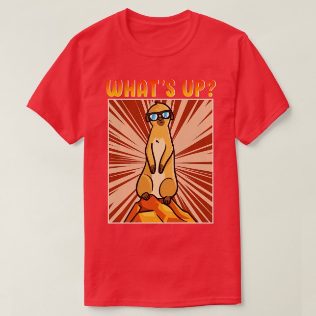 T-shirt Funny Cute Meerkat (Design devant)