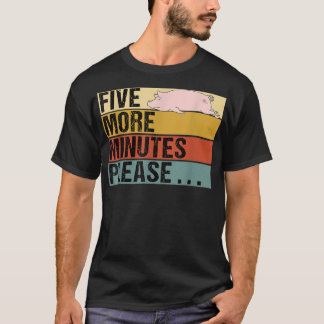 T-shirt Funny Cute Pig Kawaii Lazy Animal Joke Humour 1400