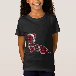 T-Shirt Funny Dachshund Chien Noël