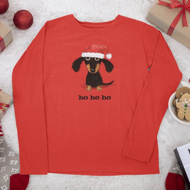 T-shirt Funny Dachshund Santa Clause Holiday Wiener Chien (Créateur téléchargé)