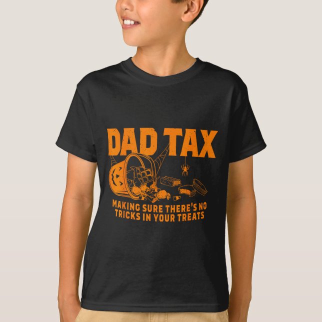 T-shirt Funny Dad Tax Halloween  (Devant)