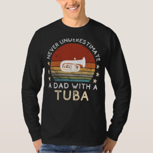 T-shirt Funny Dad Tuba Tee - La magie de la musique et les