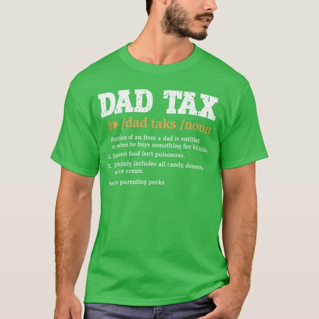 T-shirt Funny Dada Definition Retro Vintage family (Devant)