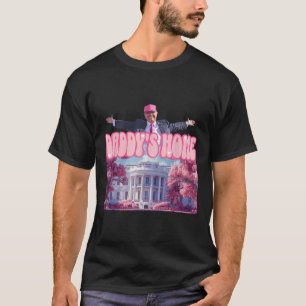T-shirt Funny Daddys Accueil Trump Pink 2024 Reprendre l'A