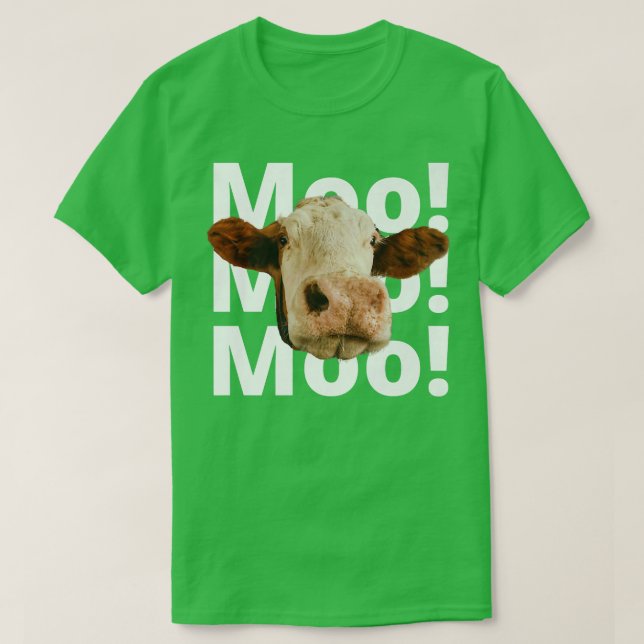 T-shirt Funny Dairy Farmer, Moo Cow, J'aime vraiment le co (Design devant)