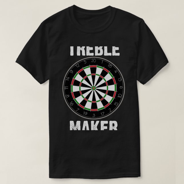 T-shirt Funny Dart Treble Maker Dartboard Jok (Design devant)
