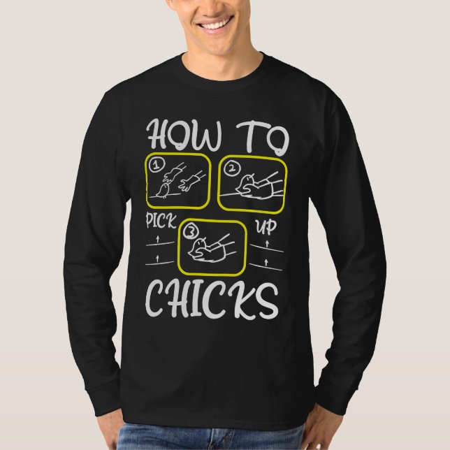 T-shirt Funny Dating Coach How To Pick Up Chicks Speed Dat (Devant)