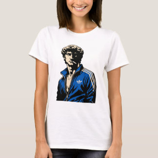 T-shirt Funny David Michelangelo statue in tracksuit