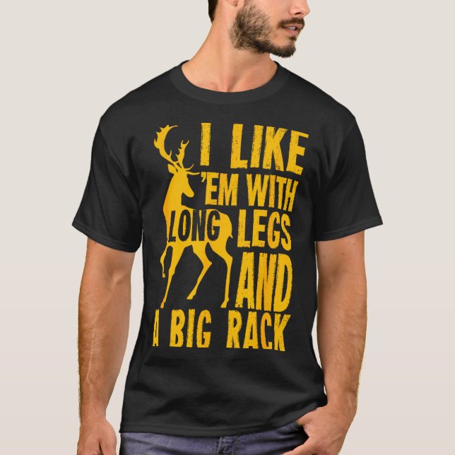 T-shirt Funny Deer Hunting Quote Gift For Hunters  (Devant)