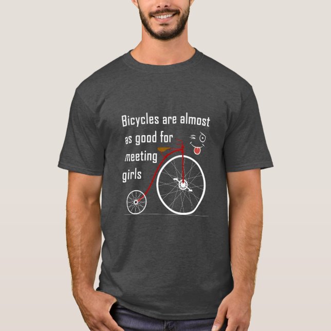 T-shirt Funny design for bike lovers (Devant)