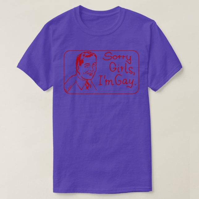 T-shirt Funny Désolé Girls im Gay Transgenre LGBTQ Trans P (Design devant)