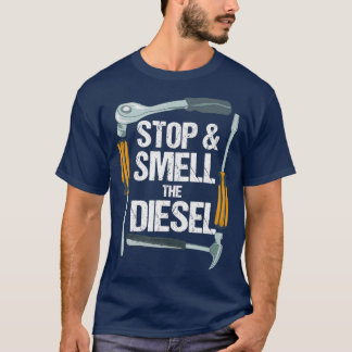 T-shirt Funny Diesel Mécanique Cadeau Diesel Camion Diesel