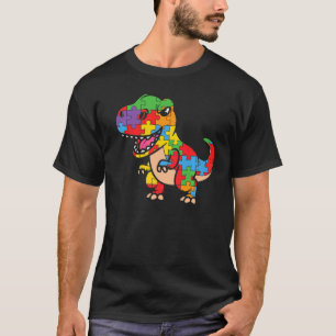 T-shirt Funny Dinasour T Rex Design Autiste Autisme Award