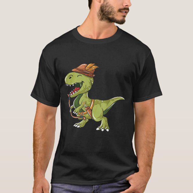 T-shirt Funny Dino Archer tir (Devant)