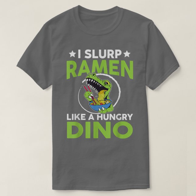 T-shirt Funny Dino Ramen - Ramen 338 (Design devant)